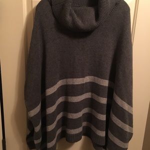 Banana Striped poncho